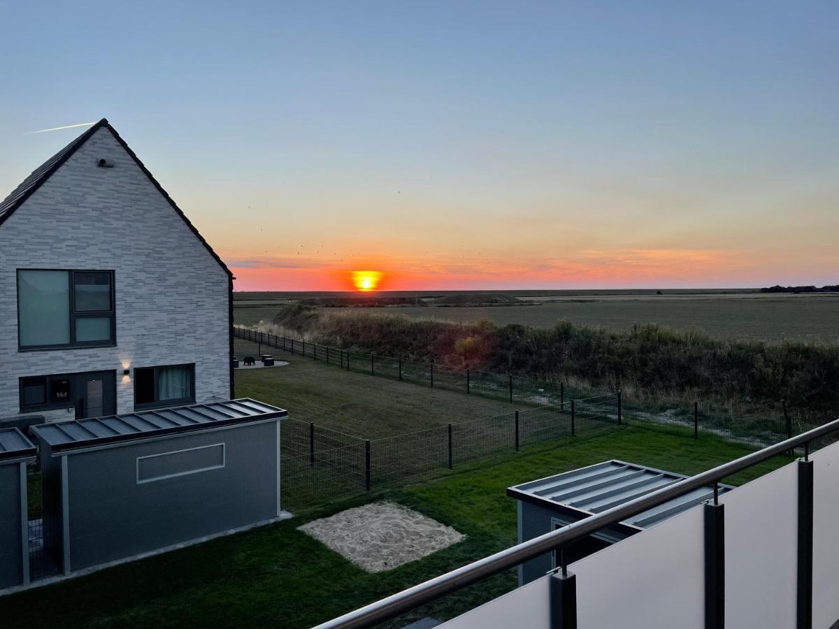 Ferienbude an den Wehlen Büsum Exterior foto